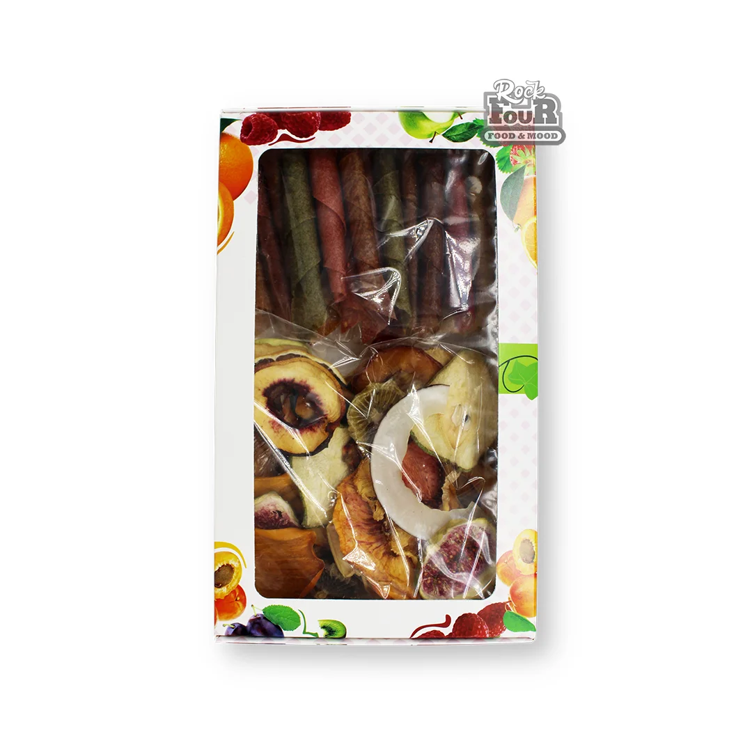 Коллекция «S.ERIKA Product» фруктовые чипсы и пастила 100г